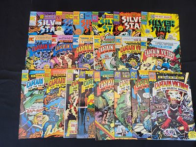 A Collection of Jack Kirby Pacific Comics Silver Star and Captain Victory and the Galactic 