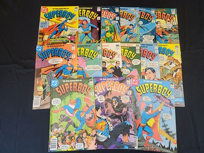 A Group of The New Adventures of Superboy Comic Books. BID PER WHAT YOU SEE IN THE PHOTO, NOT 