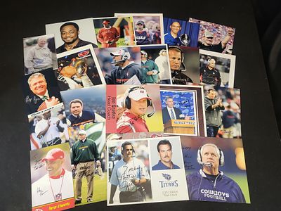 I01501 | A Collection of Autographed NFL Head Coach and Executive Memorabilia Featuring Bill 