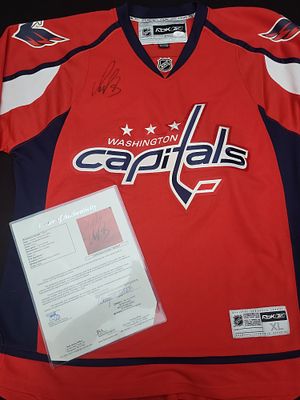 I01272 | Alexander Ovechkin Signed Washington Capitals Reebok Premier Licensed Jersey with JSA 