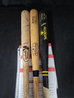 I01985 | A Trio of Professional Model Game-Used Baseball Bats Including Bobby Bonds, Mike Young 