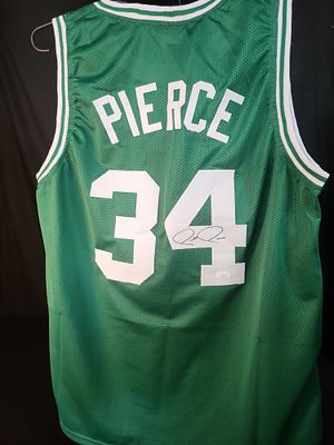 I00985 | Paul Pierce Autographed Boston Celtics Jersey JSA Authenticated. BID PER WHAT YOU SEE 