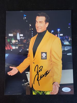 I00963 | Rob Riggle Autographed ABC Sports 8x10 Photograph JSA Witnessed AG21062. BID PER WHAT 