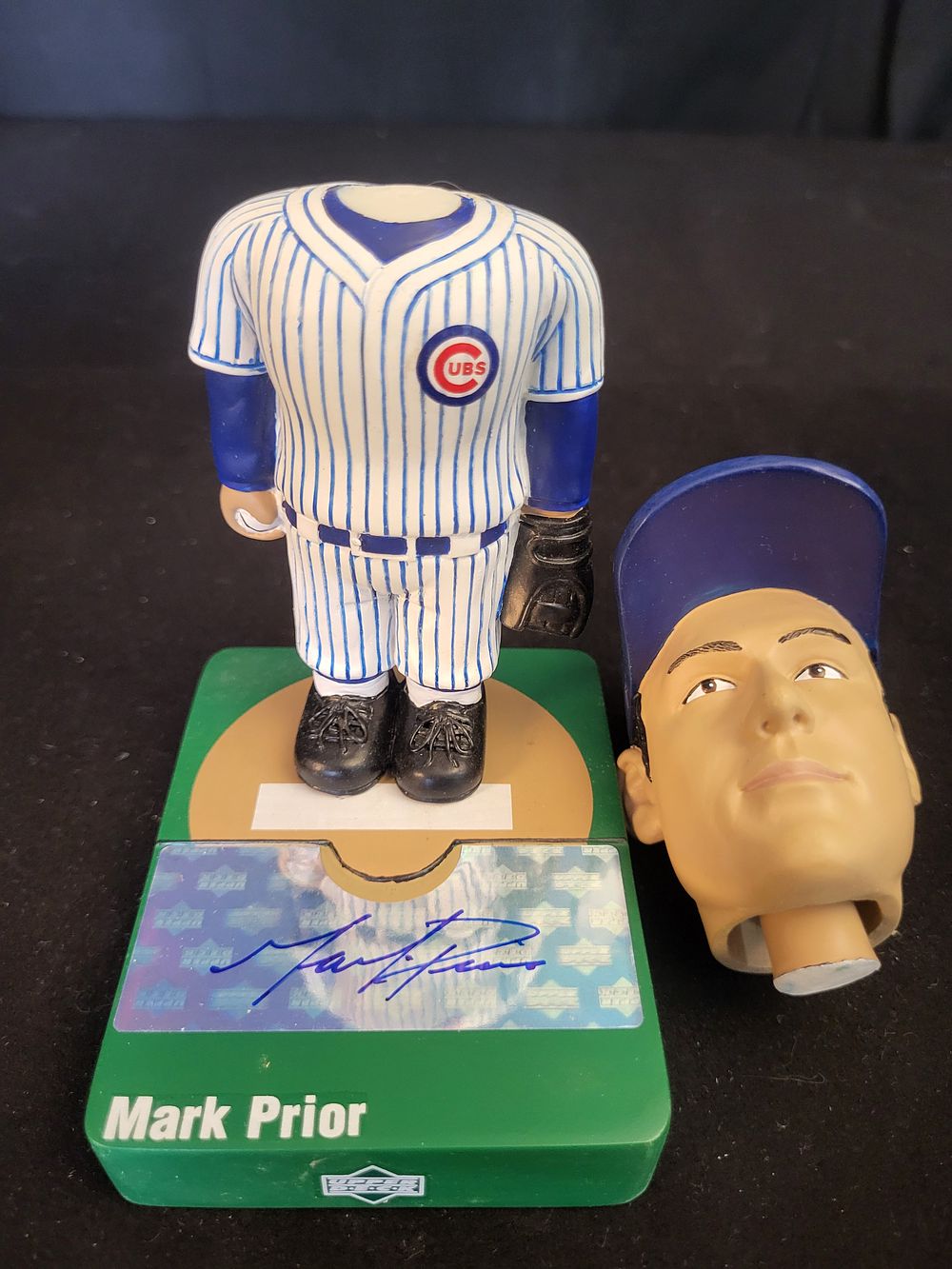 Lot 338: I00626 | 2002 Upper Deck Ballpark Idols Mark Prior Autographed Bobblehead