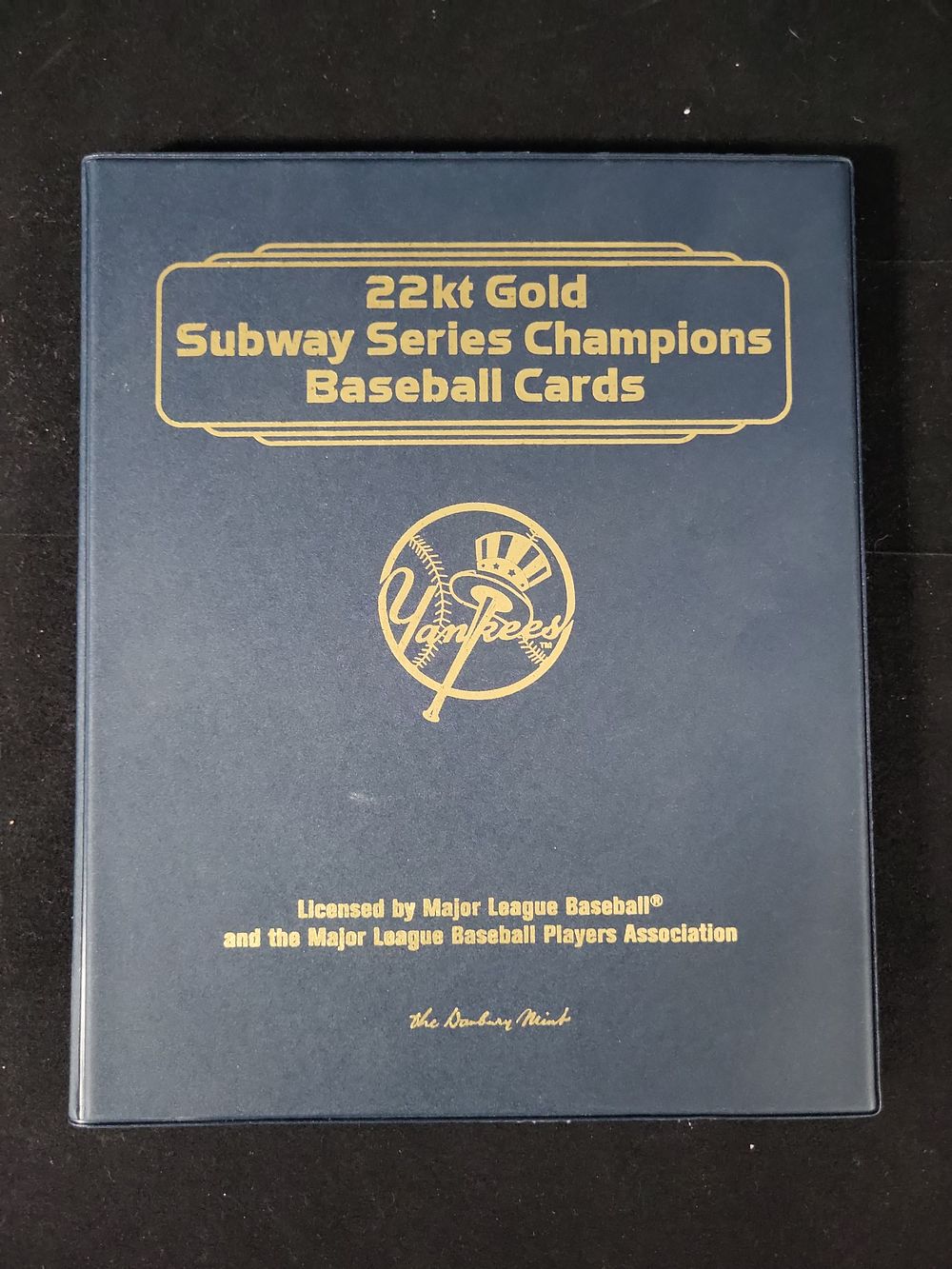 Lot 341: I01299 | The Danbury Mint 2000 Subway Series Champions New York Yankees 22kt Gold-Plated Baseball Card Collection