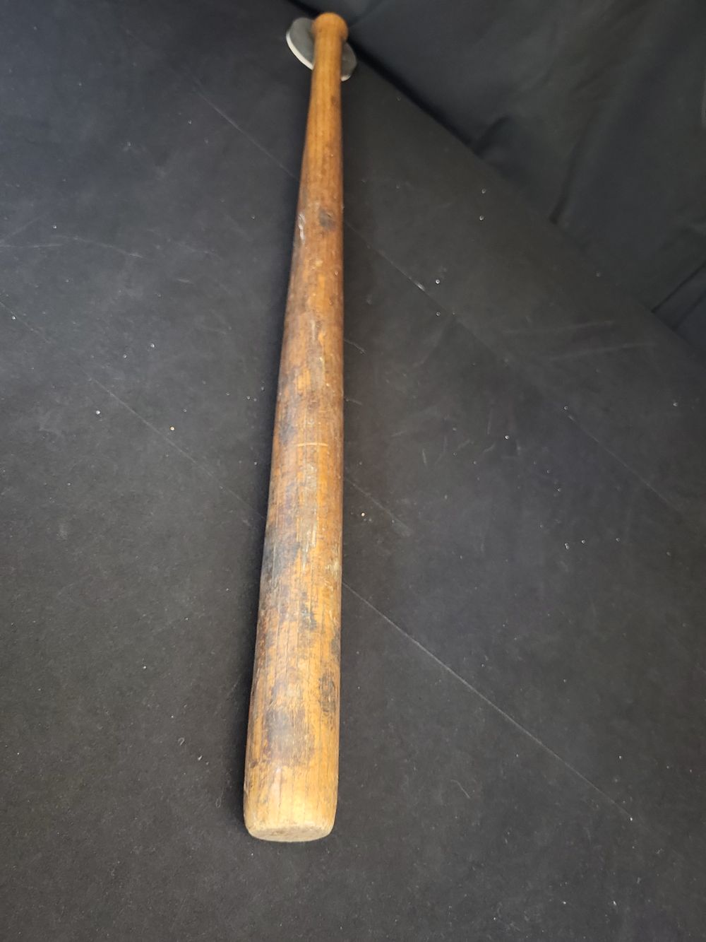 Lot 342: I01303 | Vintage Wooden Baseball Bat with Tapered Handle