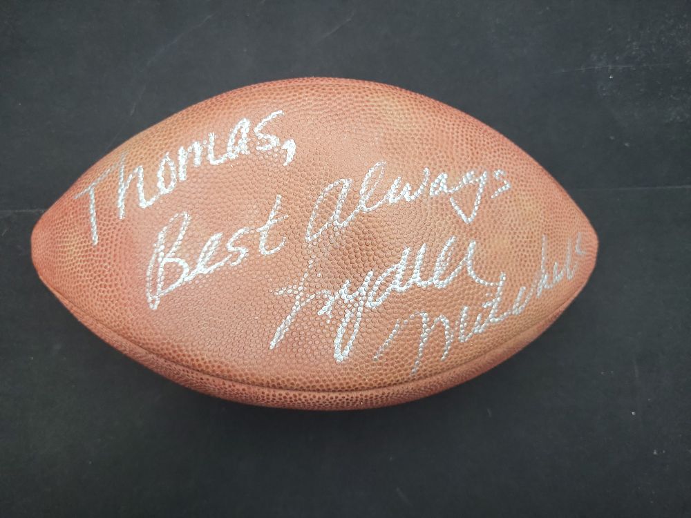 Lot 358: I01256 | Lydell Mitchell Autographed Wilson Official NFL Football with Personalized Inscription