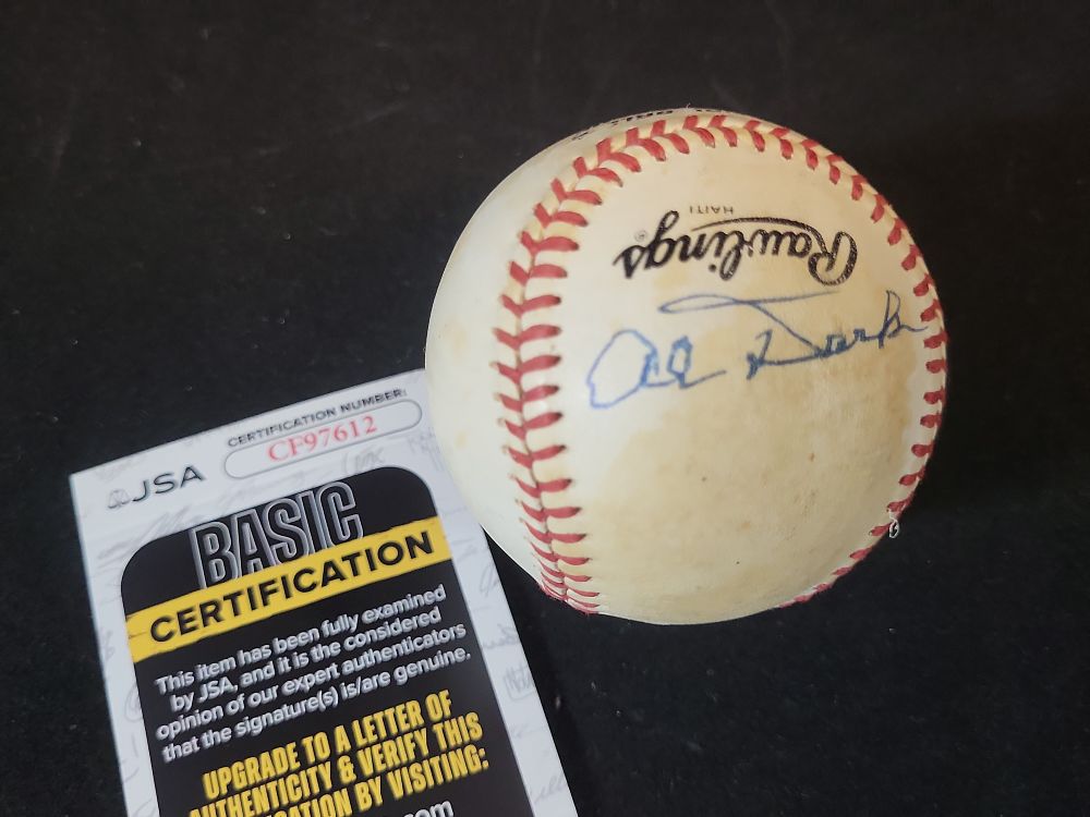 Lot 359: I01375 | Alvin Al Dark Autographed Rawlings Official National League Baseball JSA Authenticated