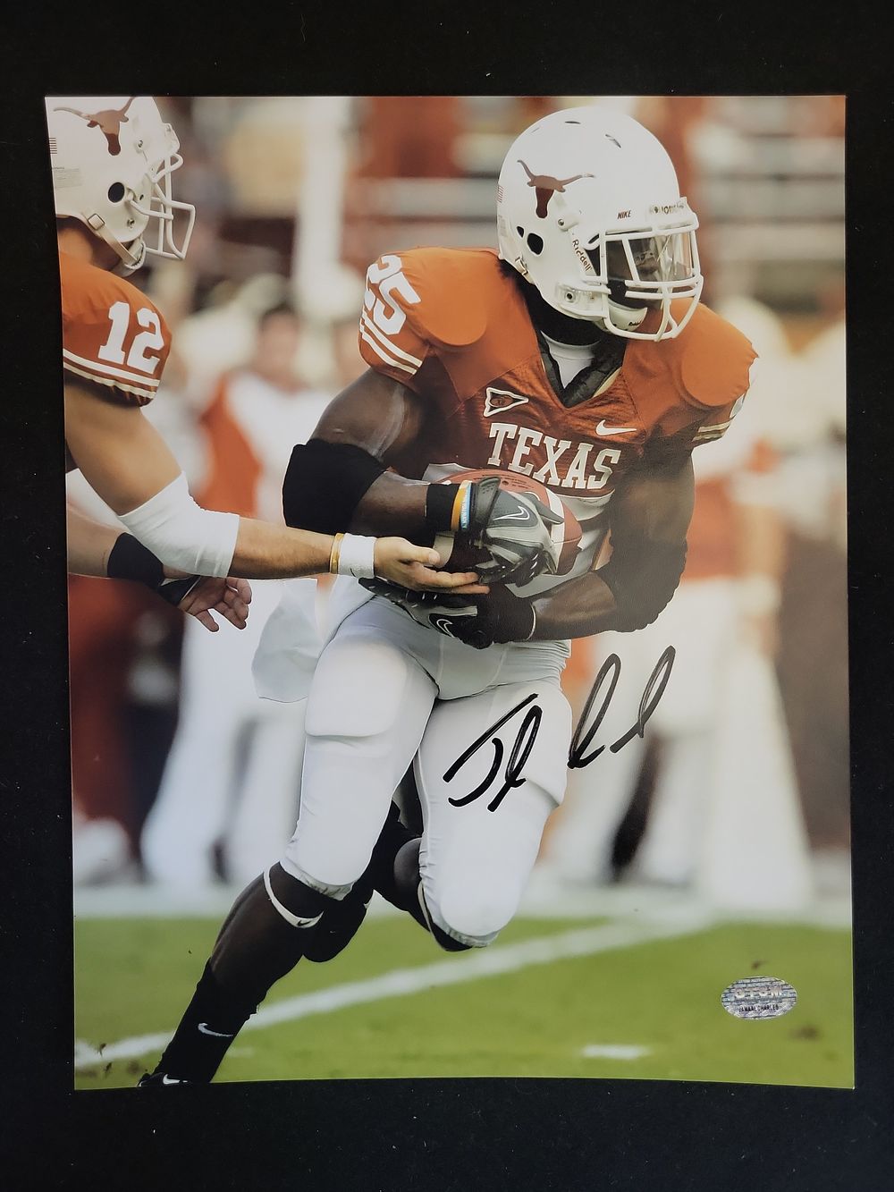 Lot 366: I01230 | Jamaal Charles Autographed Texas Longhorns Action Photograph, GTSM Authenticated