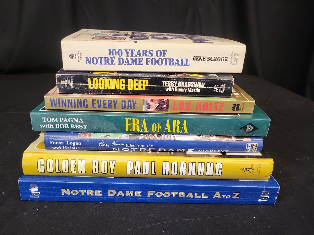 Lot 371: I01342 | Seven Books on Notre Dame Football and Professional NFL History