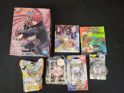 I01871 | A Collection of Naruto and Pokemon Anime Collectibles Including Banpresto and Takara 