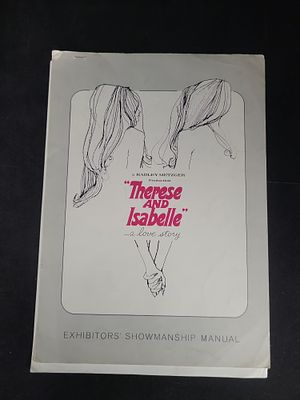 I01992 | Original 1968 Therese and Isabelle Movie Pressbook Exhibitors Showmanship Manual. BID 