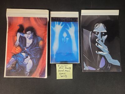 I02483 | A Trio of The Sandman Original 4-Color Pre-Press Art Proofs. BID PER WHAT YOU SEE IN 
