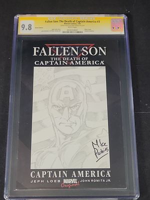 I02517 | Fallen Son: The Death of Captain America #3 Marvel Comics (2007) CGC Signature Series 