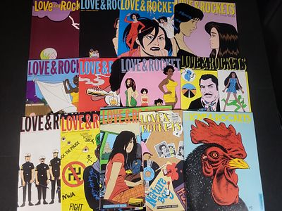 I02539 | A Consecutive Run of Thirteen Love and Rockets Volume 1 Comic Books Issues 29-41. BID 