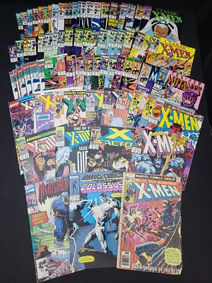 I02088 | A Collection of Marvel X-Men and New Mutants Comic Books Featuring First Appearances 