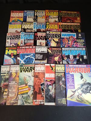 I02660 | A Collection of Warrior Magazines Including Issues 1 through 26 plus Two Specials. BID 