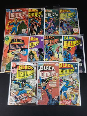 I02244 | A Complete 11-Issue Set of DC Comics Black Lightning Vol. 1. BID PER WHAT YOU SEE IN 