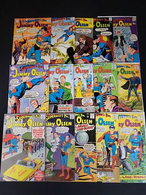 I02619 | A Collection of 15 Superman's Pal Jimmy Olsen Silver Age Comic Books. BID PER WHAT YOU 
