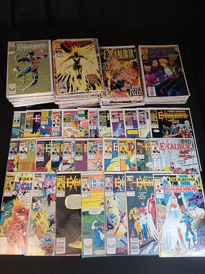 I02665 | A Large Collection of Marvel Comics Excalibur Series Vol 1 Issue Numbers Including 1 