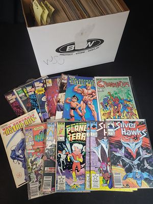 I02781 | A Collection of 1980s Comic Books Featuring Thundercats Number 1 SilverHawks Number 1 