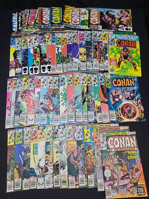 I02068 | A Collection of Approximately 50 Conan the Barbarian Comic Books Marvel Comics Group. BI 