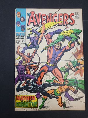 I02083 | Marvel Comics The Avengers #55 (1968) 1st Full Appearance of Ultron. BID PER WHAT YOU 