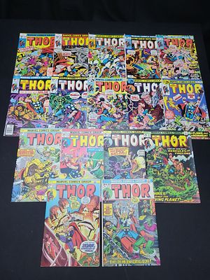 I02093 | A Collection of Marvel Comics The Mighty Thor Bronze Age Issues 1973 to 1977. BID PER 