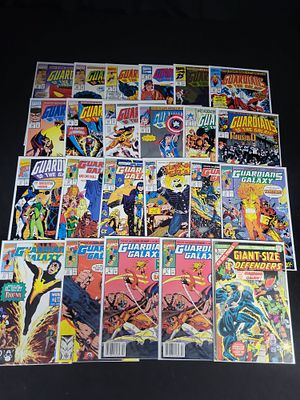 I02112 | A Collection of 24 Marvel Comic Books Including Guardians of the Galaxy 1990 Series 