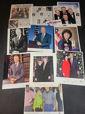 I03029 | A Collection of Autographed Presidential, NASA, and Music Memorabilia. BID PER WHAT YOU 