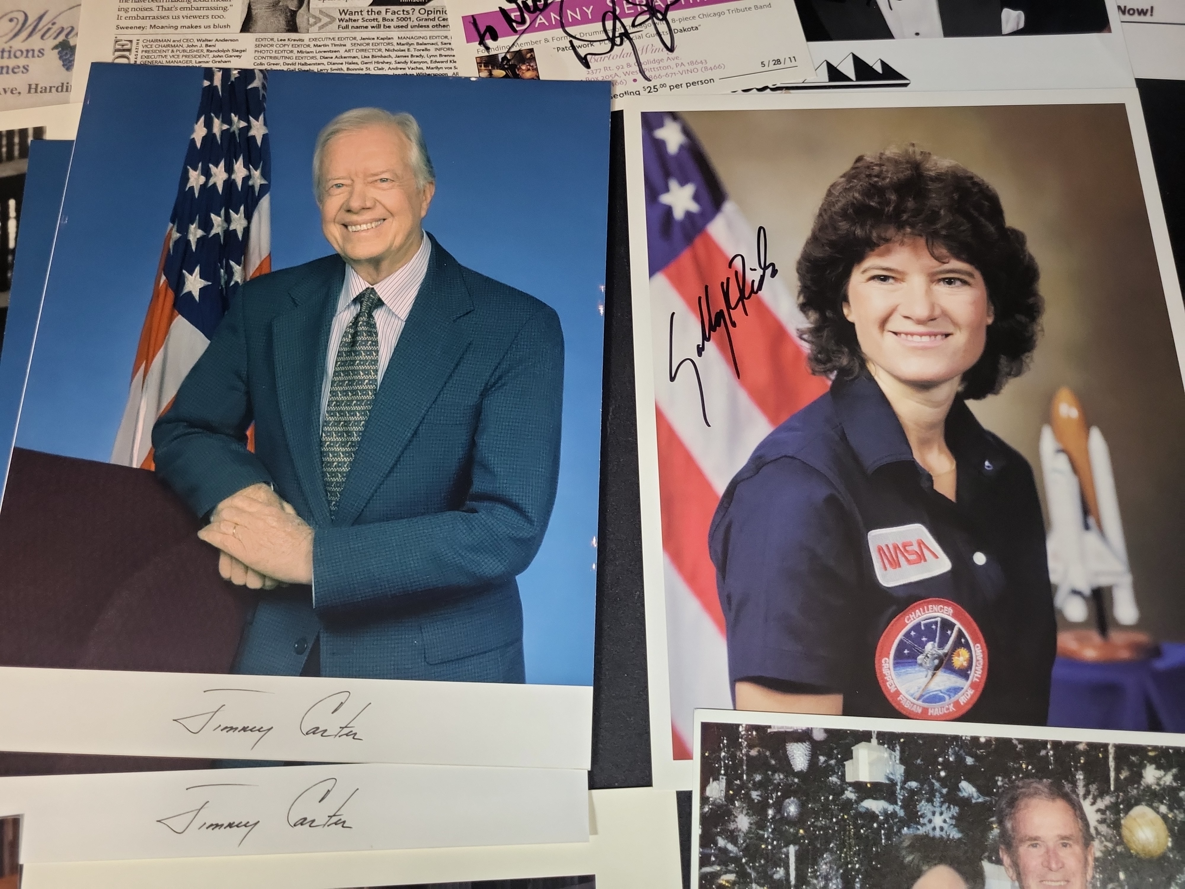 I03029 | A Collection of Autographed Presidential, NASA, and Music Memorabilia