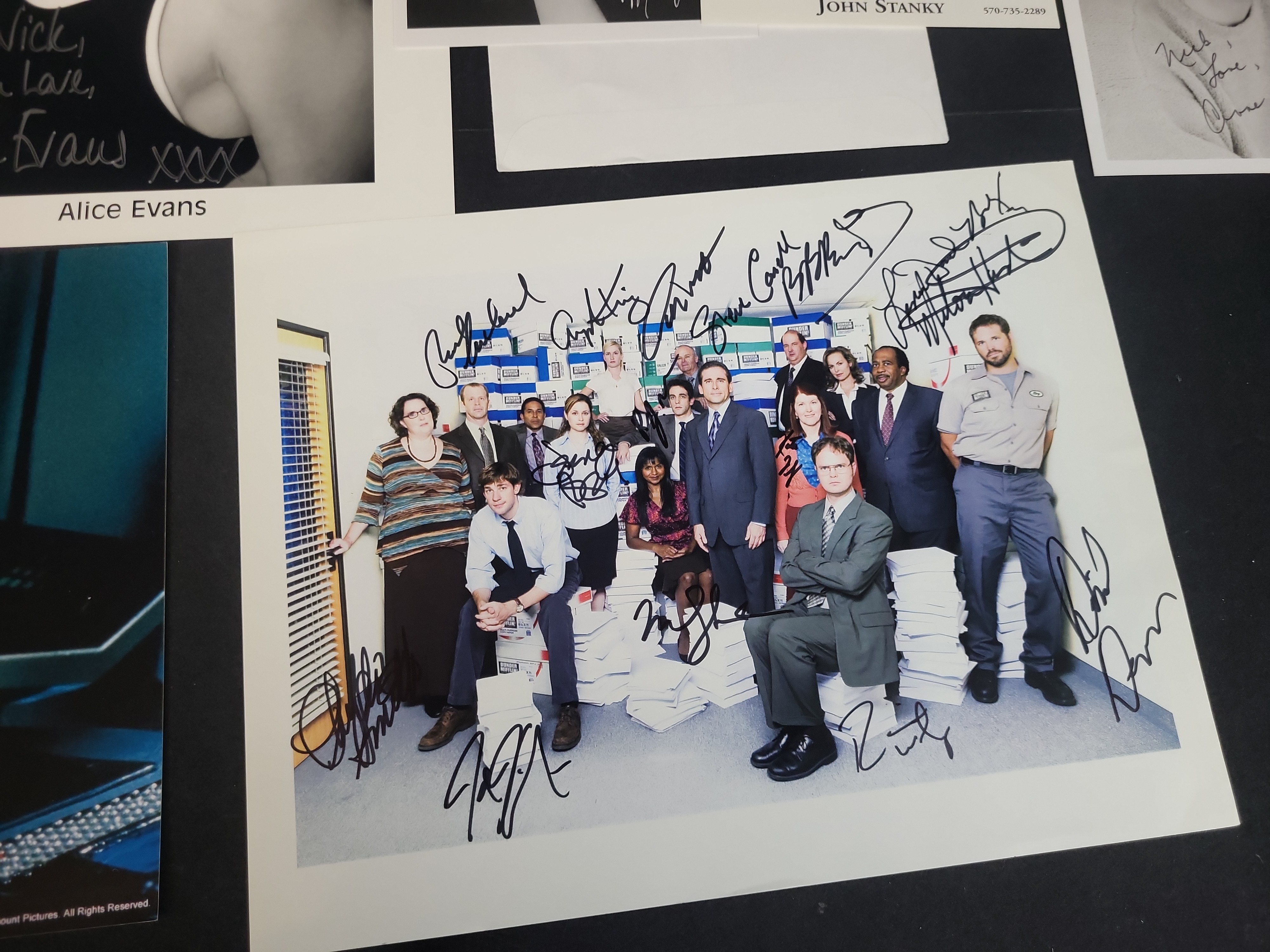 I03031 | A Collection of 10 Autographed Celebrity Publicity and Cast Photographs