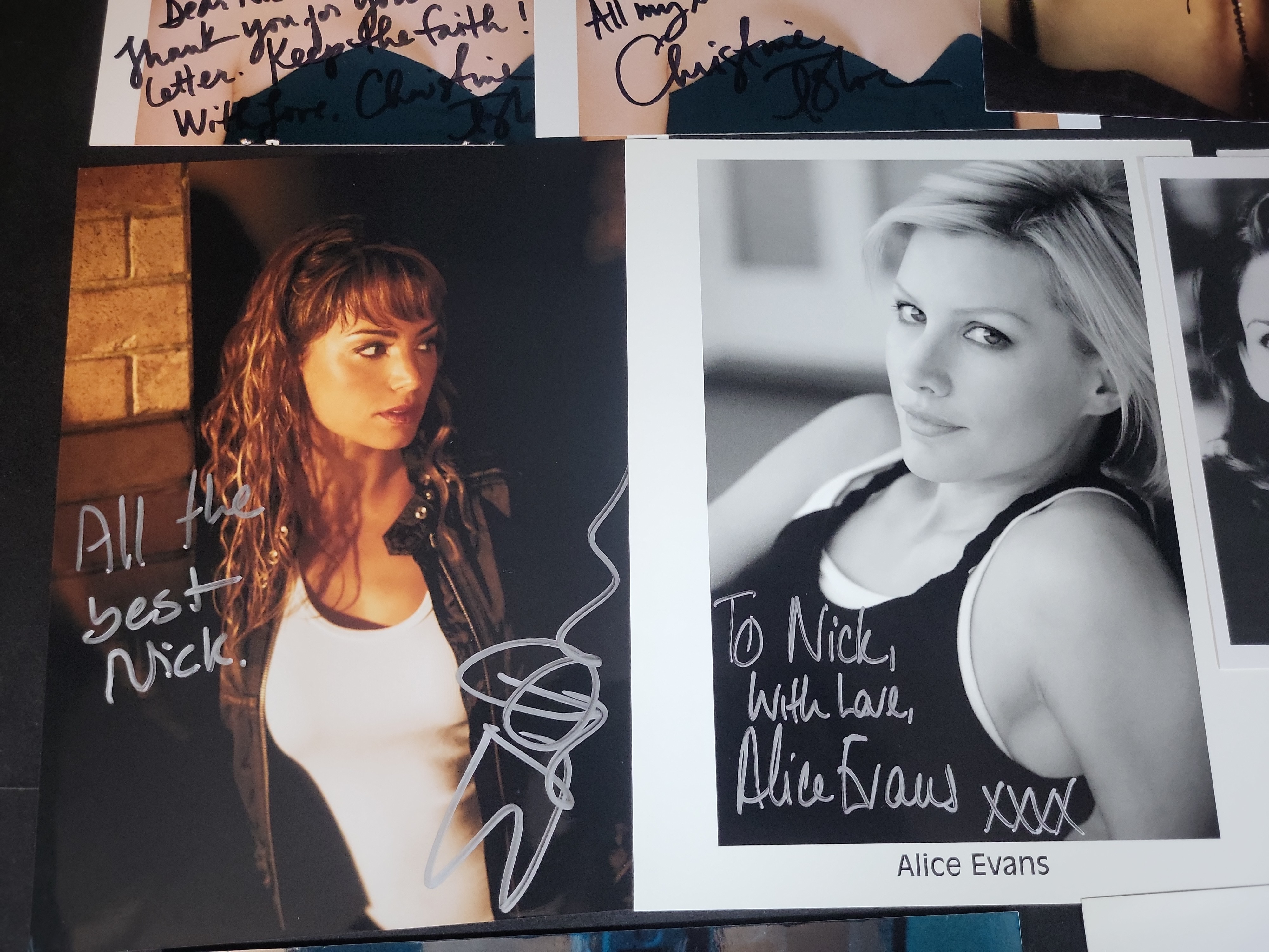 I03031 | A Collection of 10 Autographed Celebrity Publicity and Cast Photographs