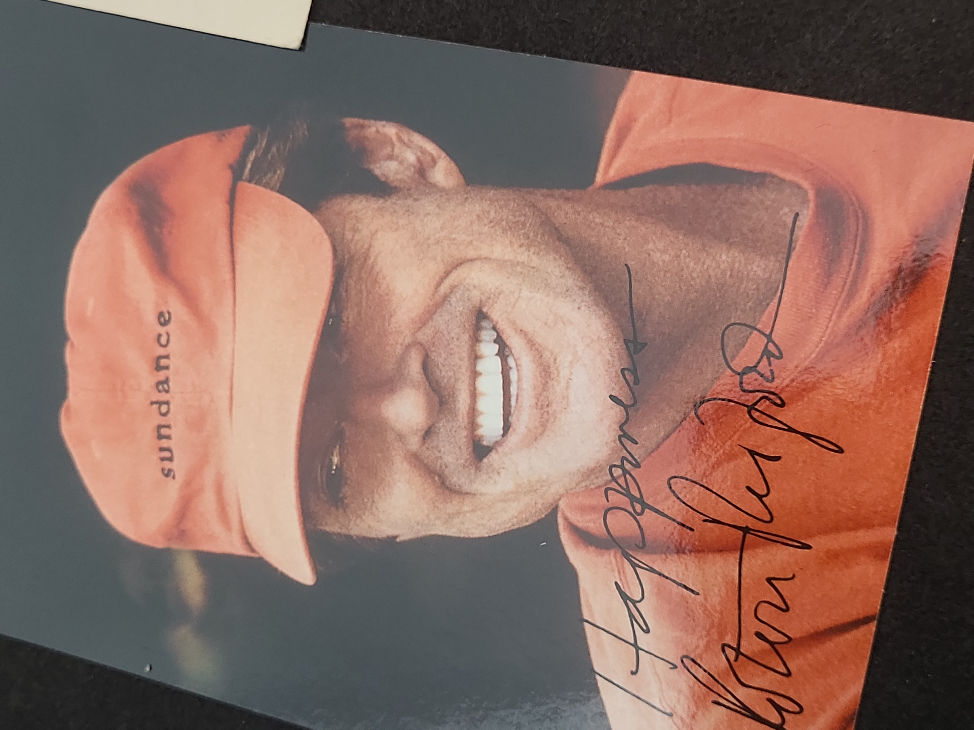I03382 | A Collection of Five Celebrity Autographs Including Robert Redford and Ricky Van Shelton