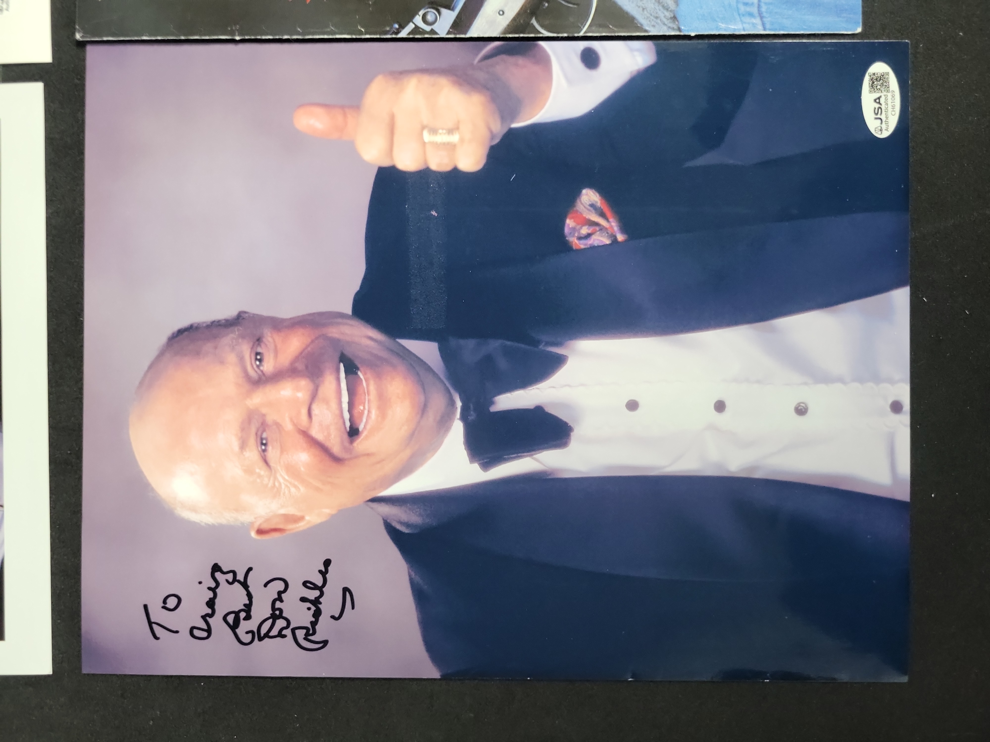 I03397 | A Collection of Celebrity Autographed Items Including Martin Sheen, Tom Selleck, Marion Ross, and Don Rickles