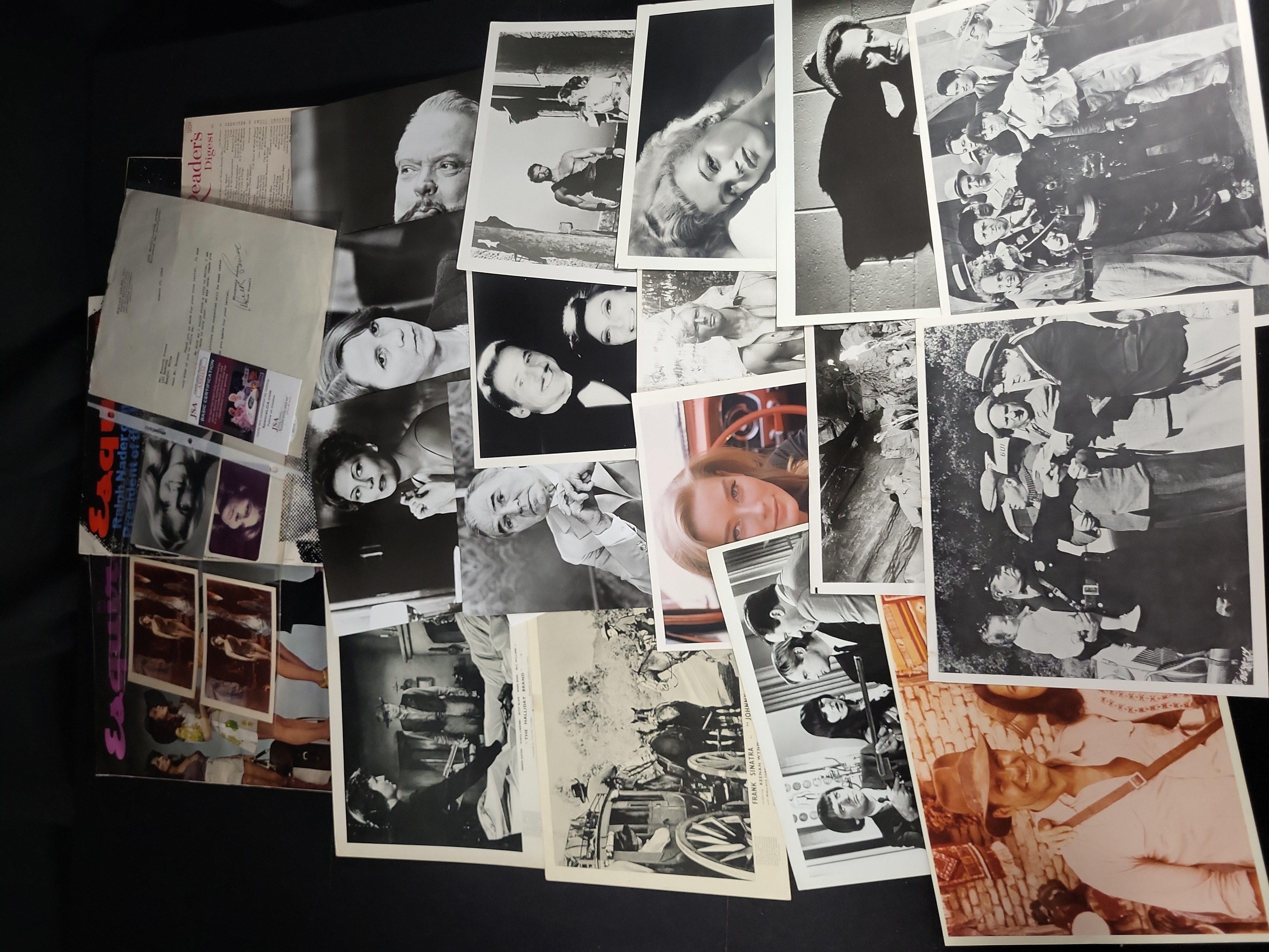 I03339 | An Assortment of Vintage Cinema Memorabilia and Ephemera with Authenticated Dick Powell Autographed Letter