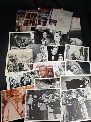 I03339 | An Assortment of Vintage Cinema Memorabilia and Ephemera with Authenticated Dick 