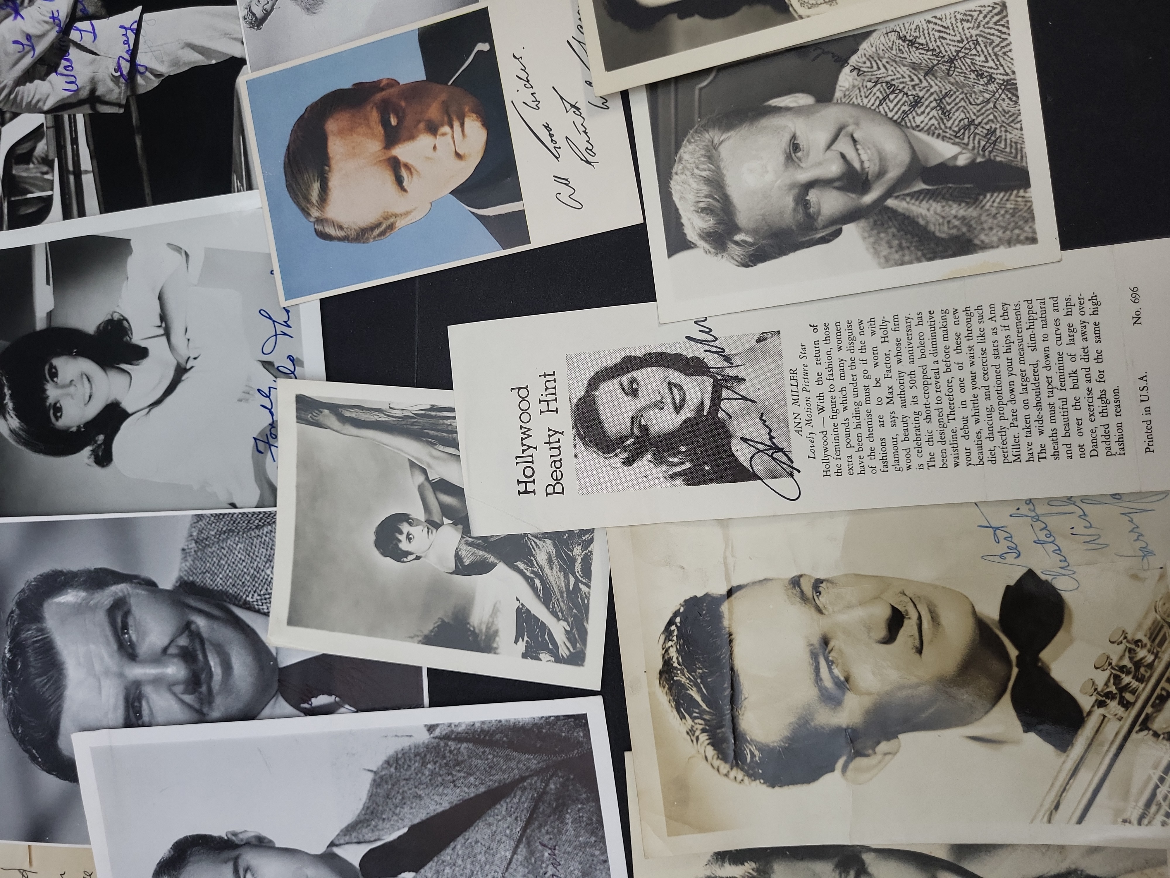 I03353 | A Collection of Vintage Hollywood and Entertainment Memorabilia and Autographed Publicity Photos