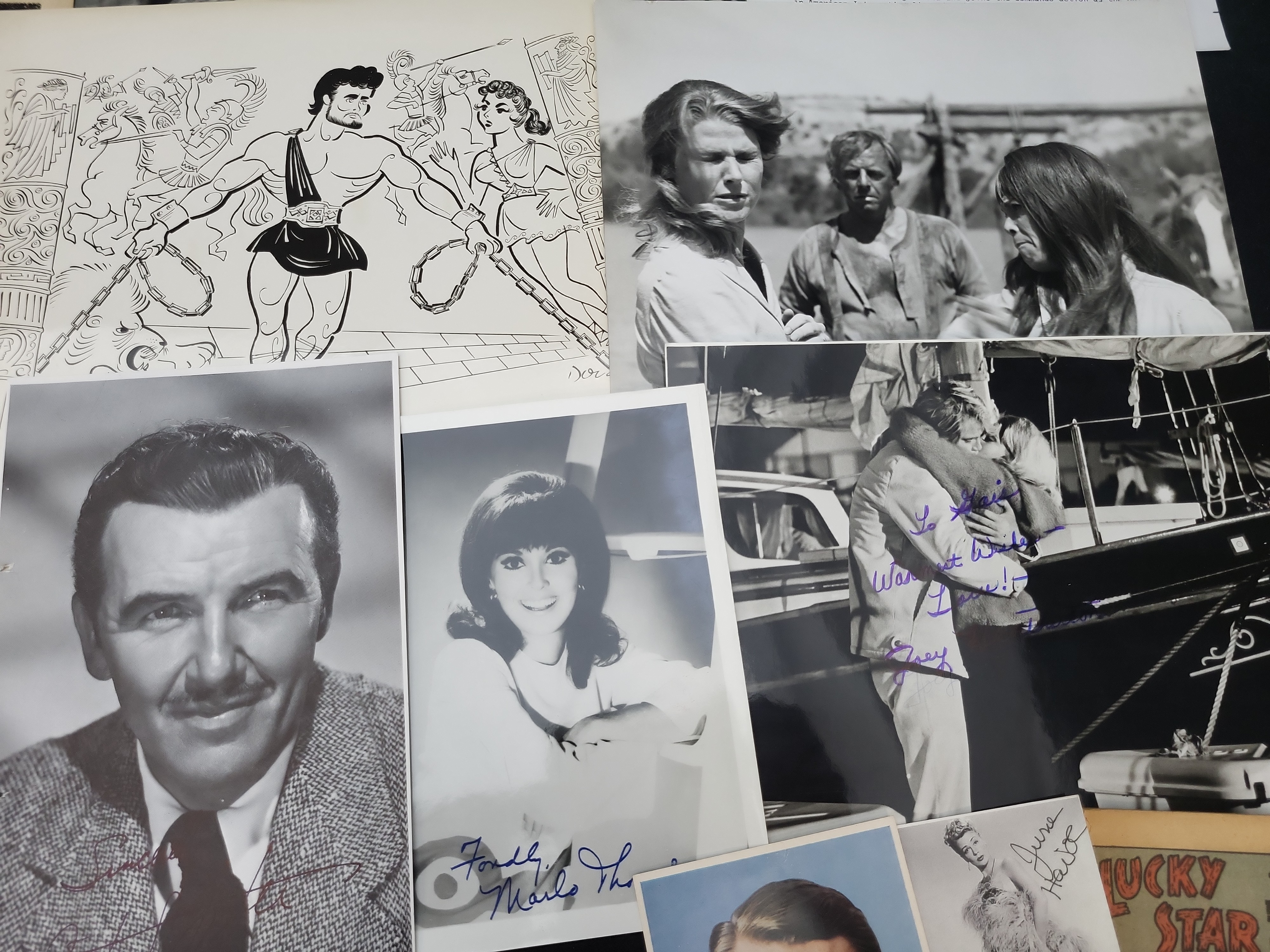 I03353 | A Collection of Vintage Hollywood and Entertainment Memorabilia and Autographed Publicity Photos