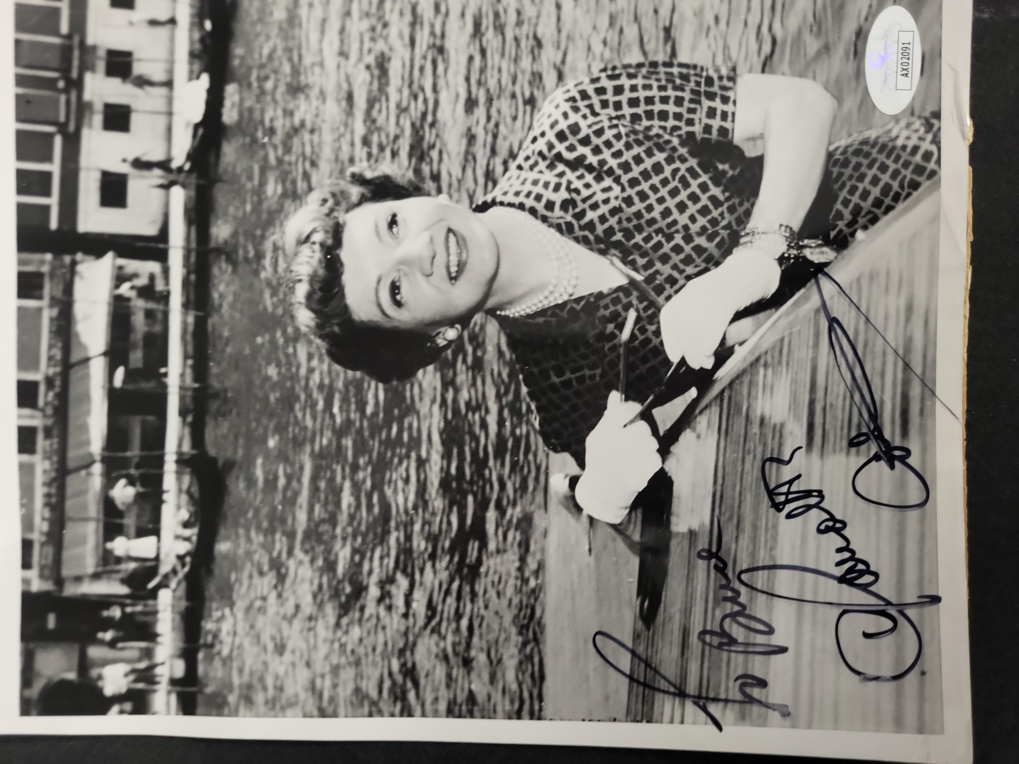 I03399 | Four Autographed Vintage Television Production and Promotional Photographs with JSA Authentication