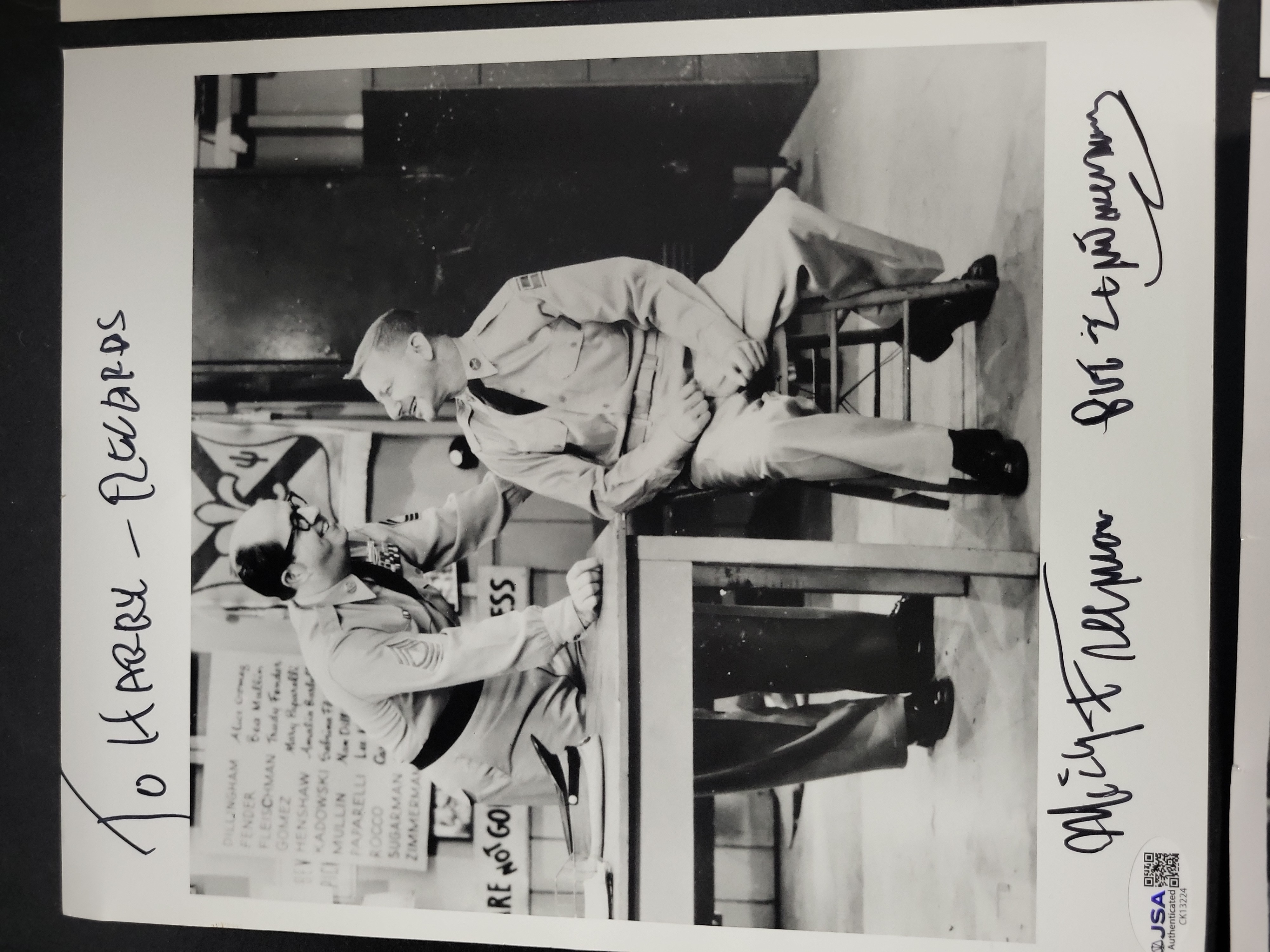 I03399 | Four Autographed Vintage Television Production and Promotional Photographs with JSA Authentication