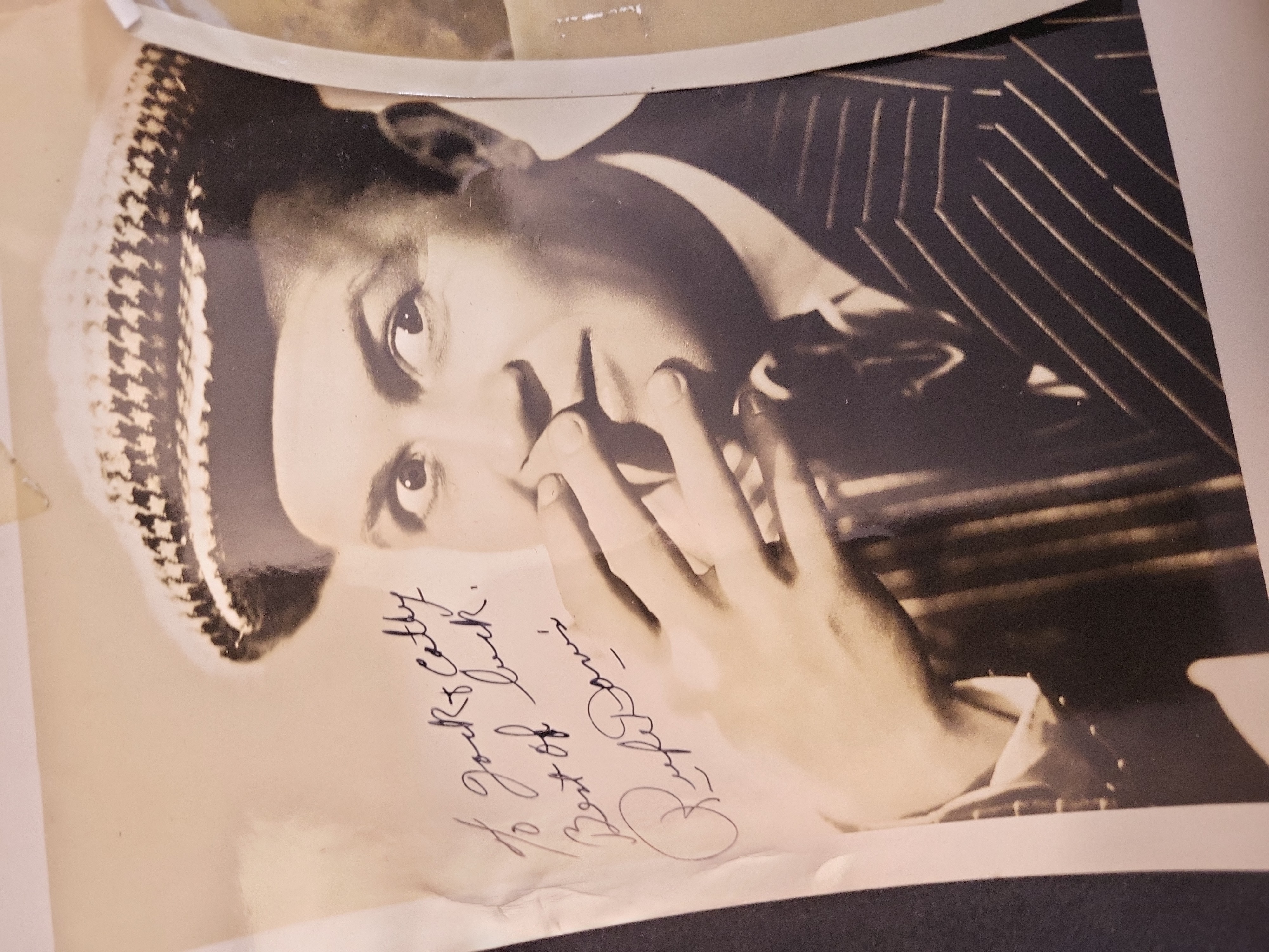 I03404 | A Collection of approximately 18 Vintage Autographed Promotional Photographs of 1940s and 1950s Entertainers