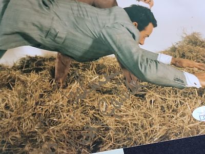 I03430 | Honor Blackman Autographed Goldfinger Photograph with JSA COA. BID PER WHAT YOU SEE IN 