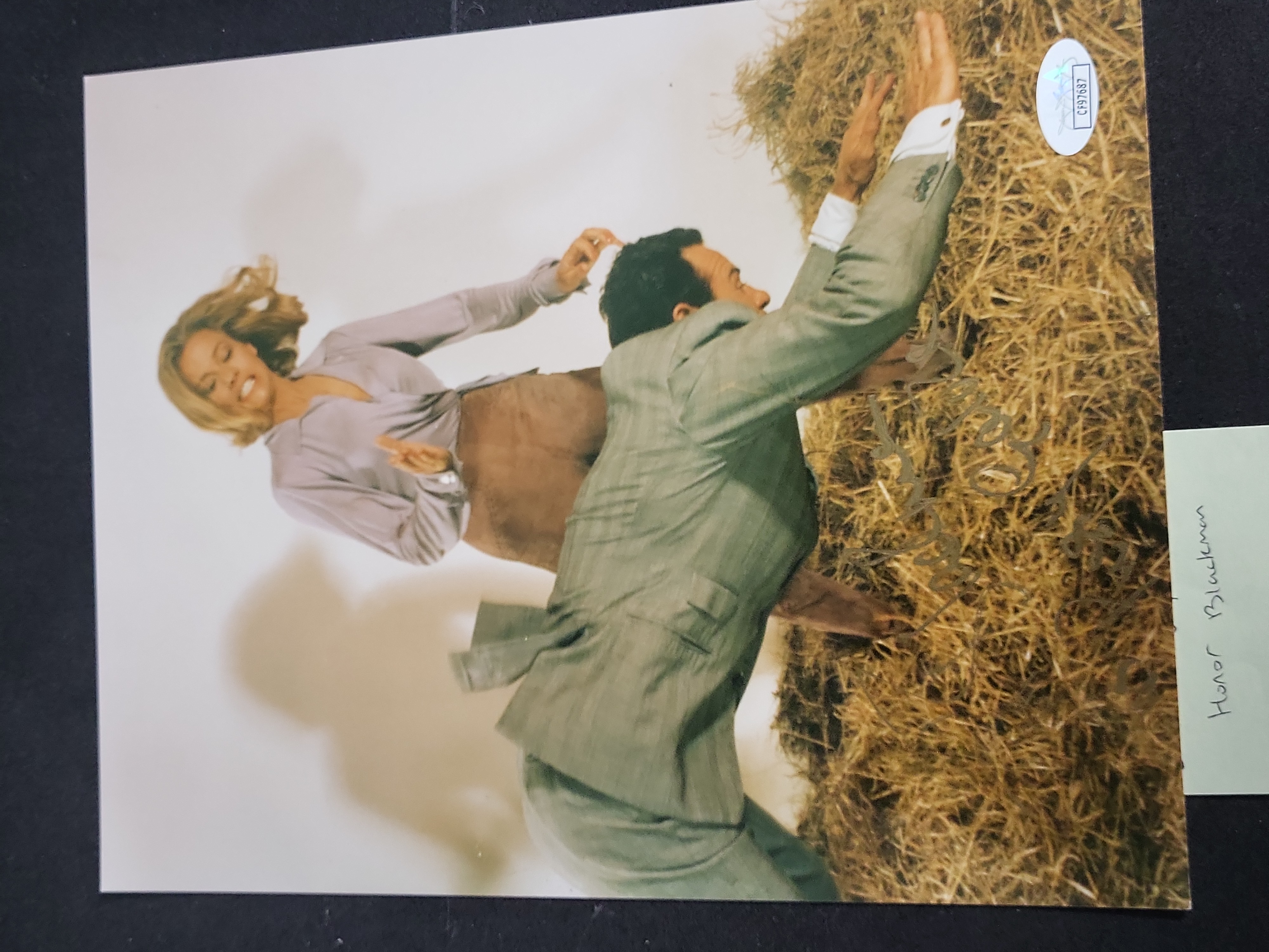 I03430 | Honor Blackman Autographed Goldfinger Photograph with JSA COA