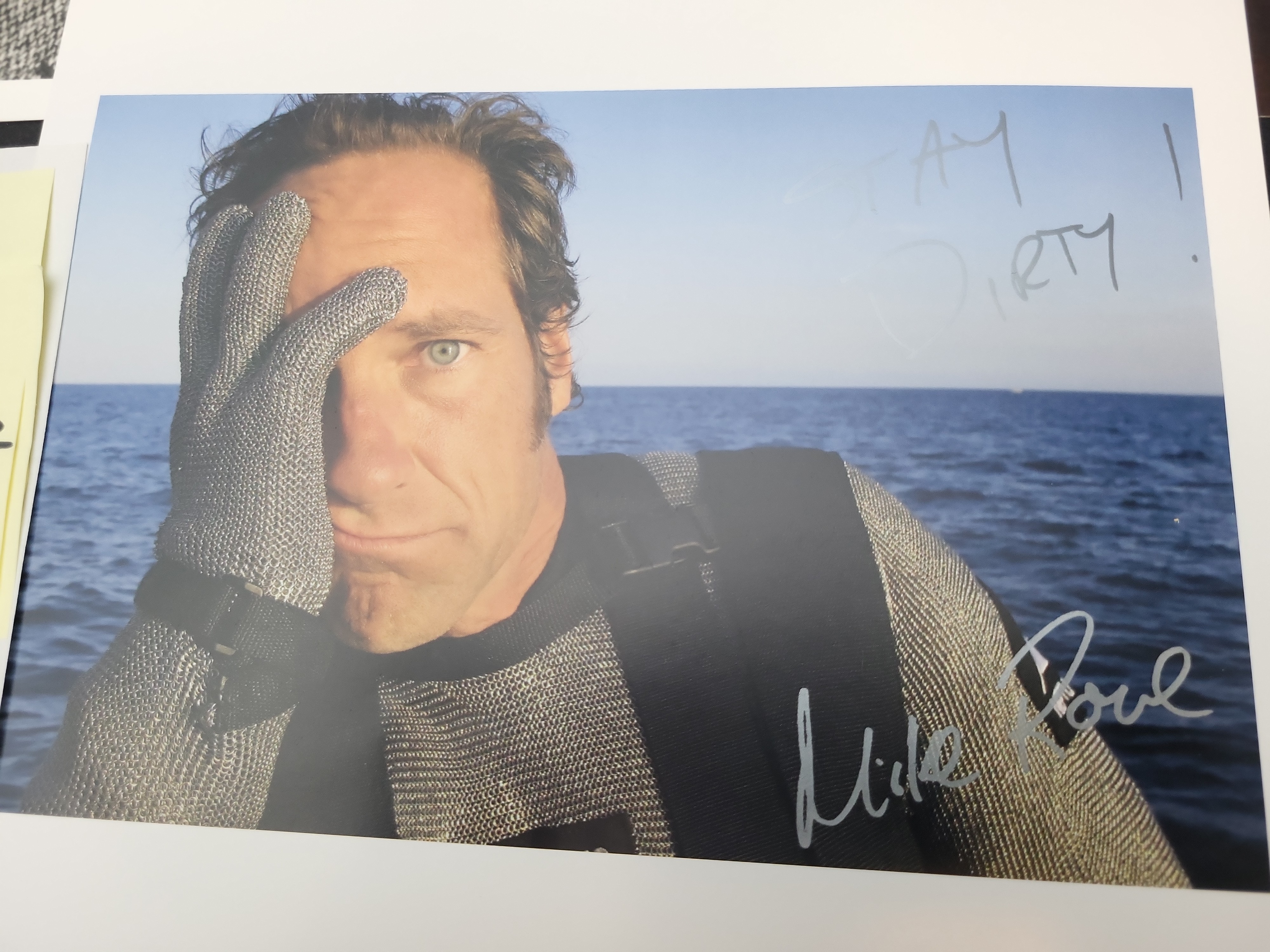 I03383 | A Collection of Three Autographed Celebrity Promotional Photographs and One Printed Letter