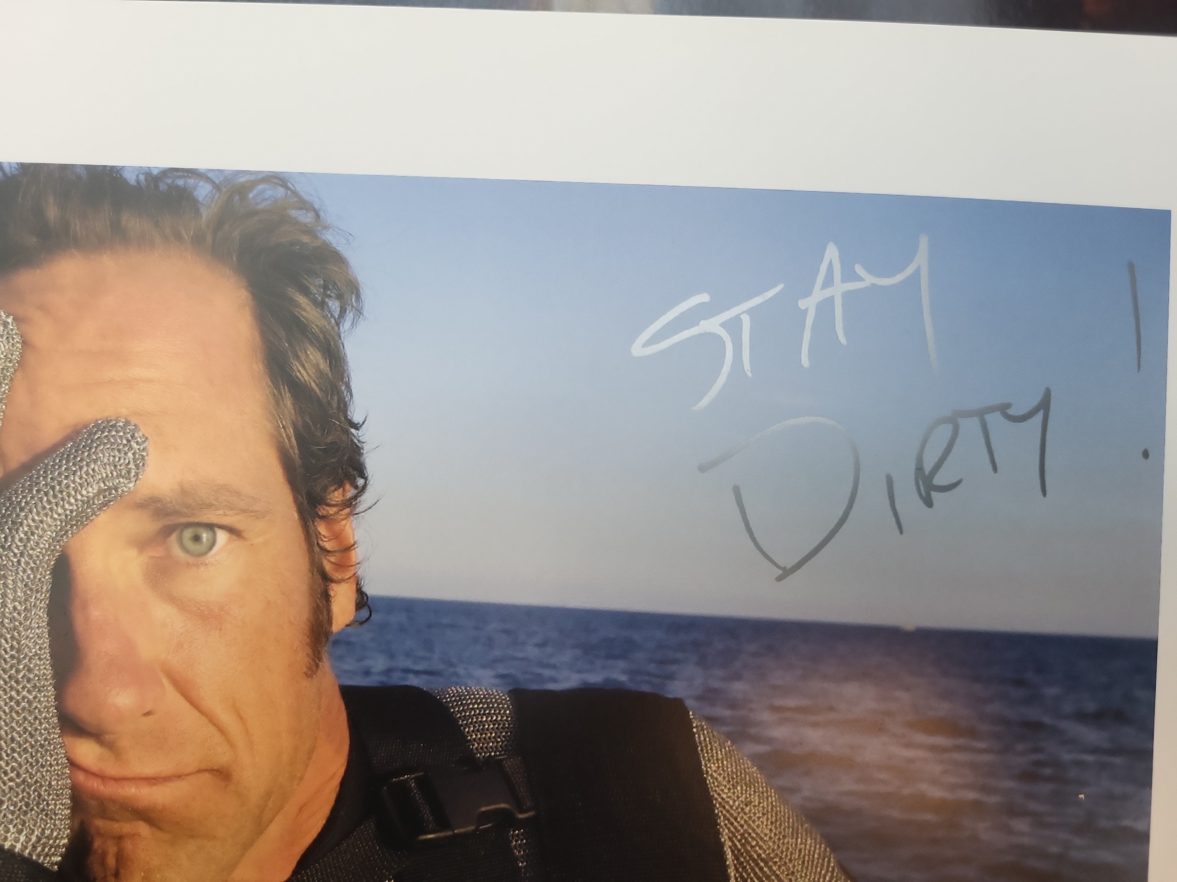 I03383 | A Collection of Three Autographed Celebrity Promotional Photographs and One Printed Letter
