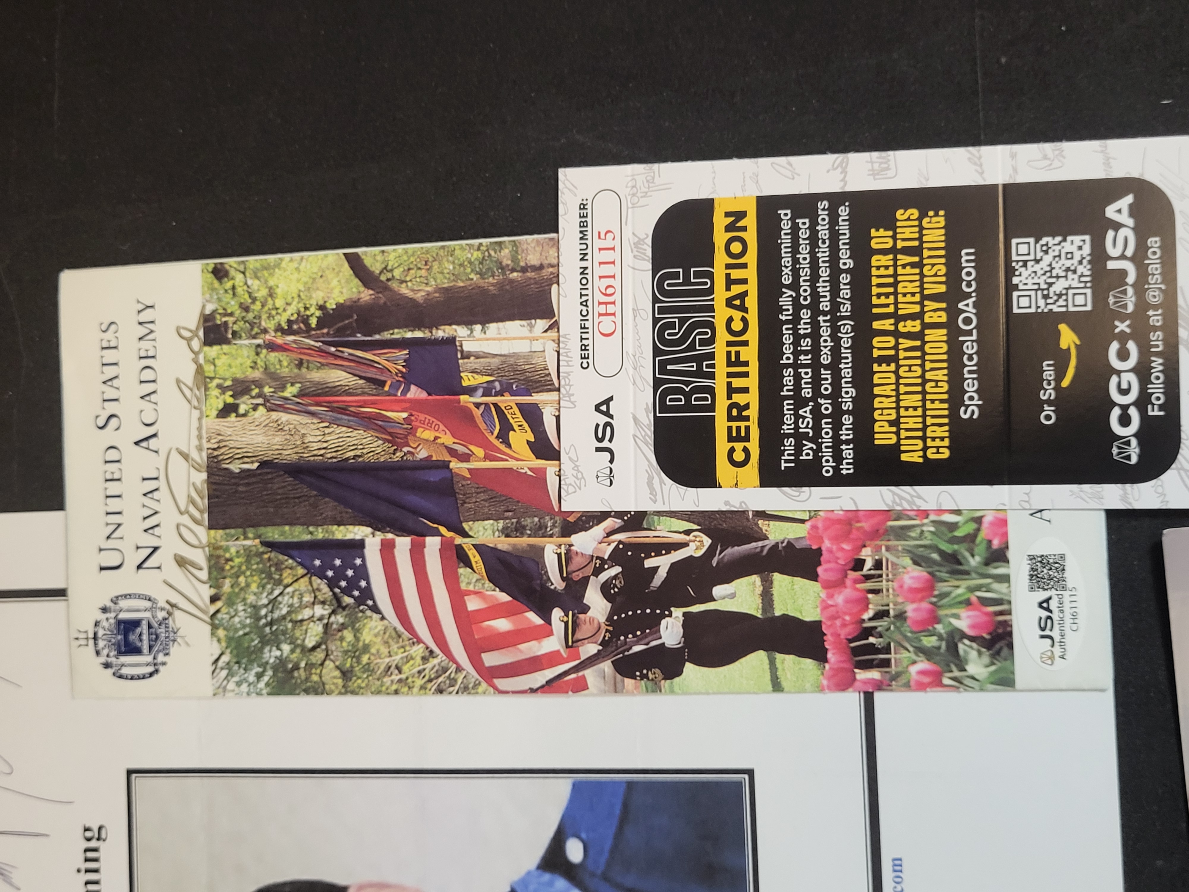 I03387 | A Collection of Five Autographed U.S. Military Memorabilia Items Including General Tommy Franks and Medal of Honor Recipients