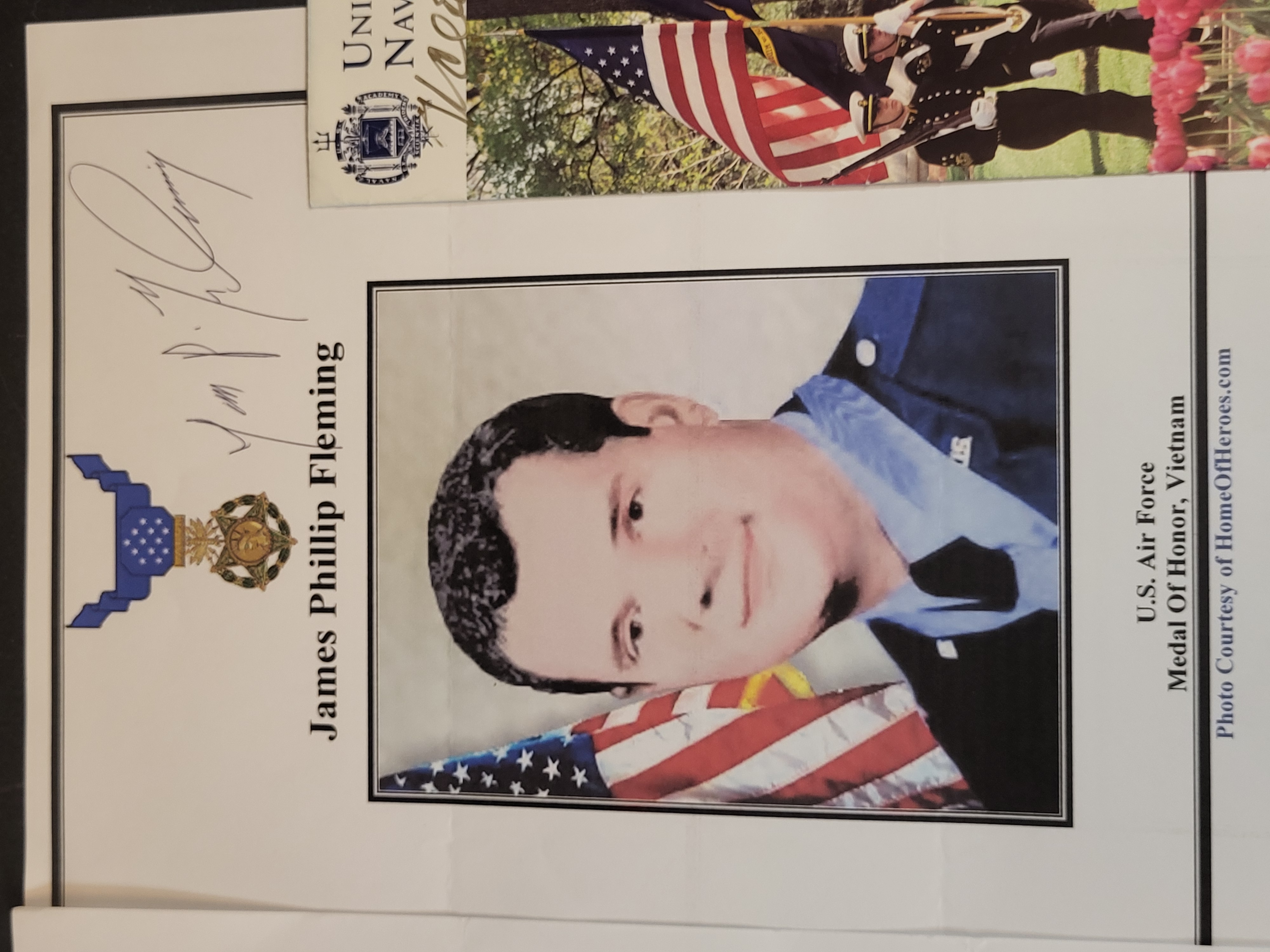 I03387 | A Collection of Five Autographed U.S. Military Memorabilia Items Including General Tommy Franks and Medal of Honor Recipients