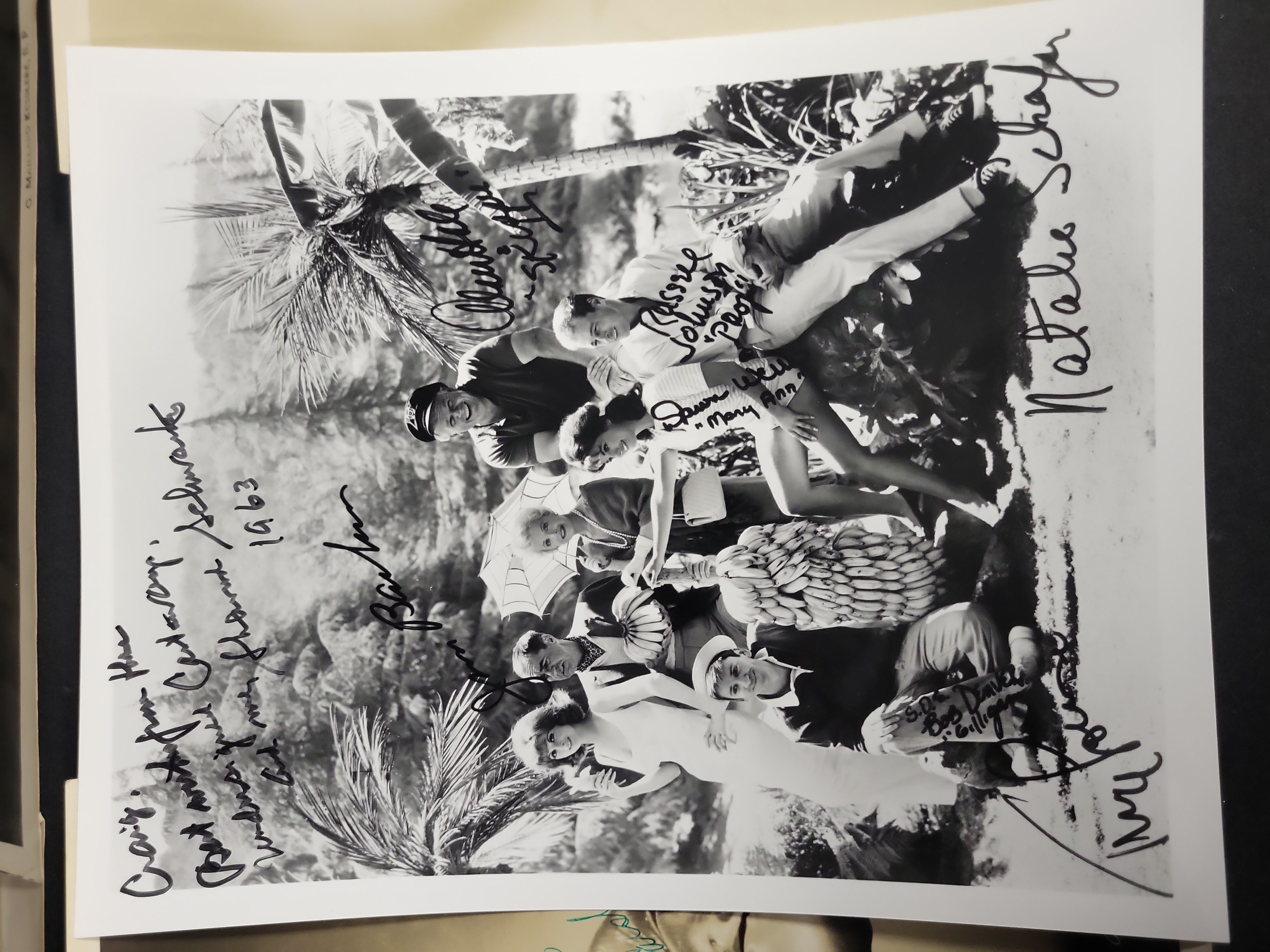 I03392 | A Lot of Five Vintage Autographed Entertainment Promotional Photographs with JSA Authentication