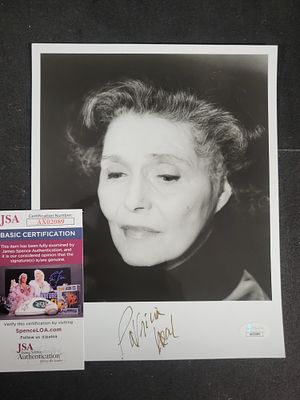 I03419 | Patricia Neal Signed Black and White Photograph JSA Authenticated. BID PER WHAT YOU SEE 